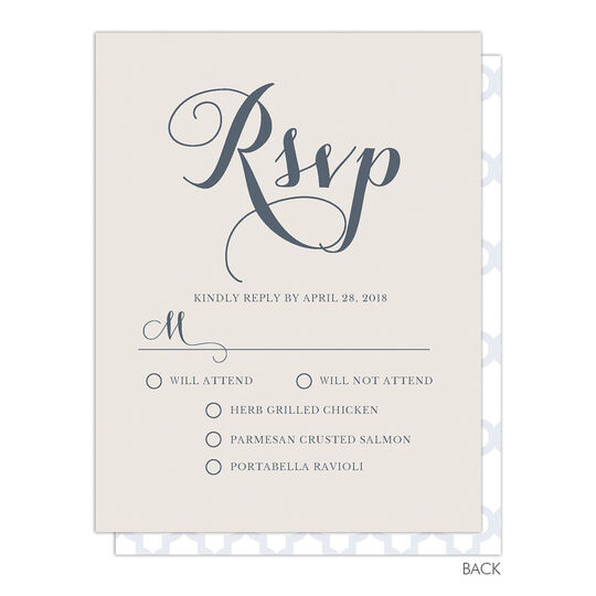 Monogram Response Cards